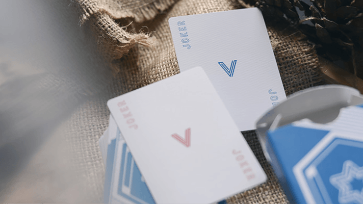 PlayingCardDecks.com-Vigor Blue Playing Cards TWPCC