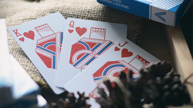 PlayingCardDecks.com-Vigor Blue Playing Cards TWPCC