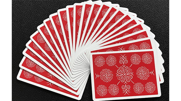 PlayingCardDecks.com-Choice Cloverback Red Playing Cards USPCC