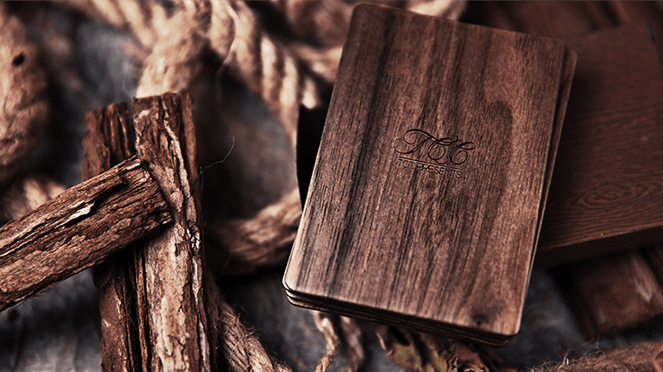 PlayingCardDecks.com-Wooden Cardistry Trainers 7 Pack TCC