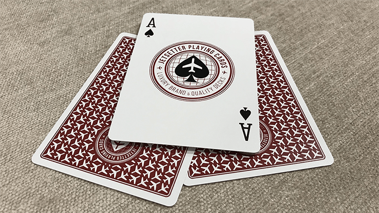 PlayingCardDecks.com-Jetsetter Restricted Red Playing Cards EPCC
