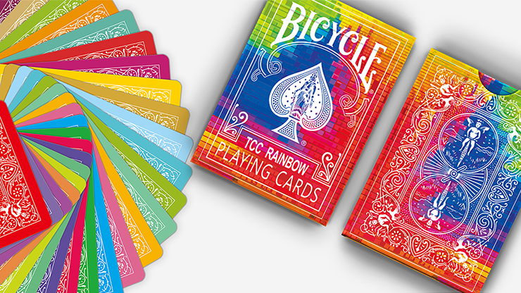 PlayingCardDecks.com-Rainbow TCC Bicycle Playing Cards