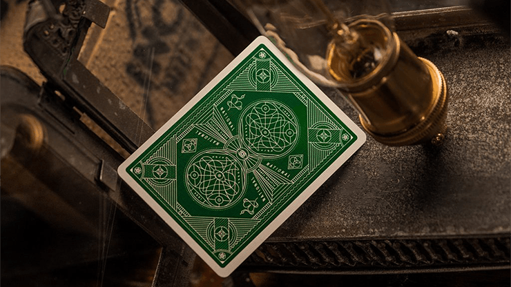 PlayingCardDecks.com-National Green Playing Cards USPCC
