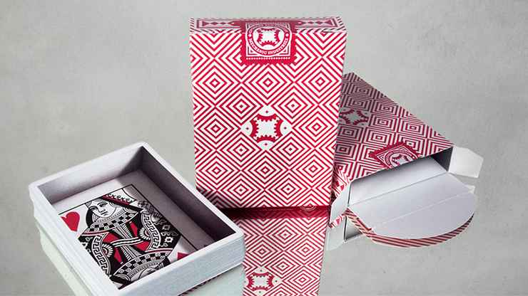 PlayingCardDecks.com-Optricks Red Animated Playing Cards