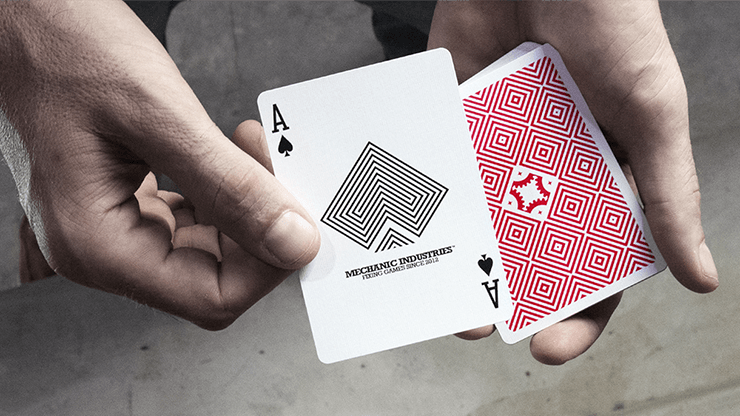 PlayingCardDecks.com-Optricks Red Animated Playing Cards