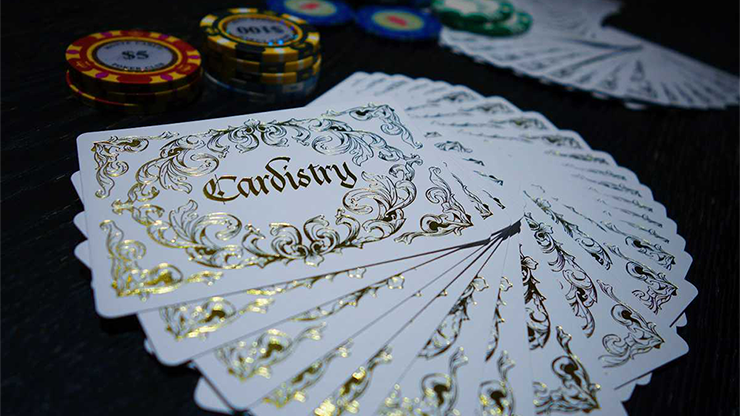 PlayingCardDecks.com-Cardistry Calligraphy Golden Foil Playing Cards TPCC
