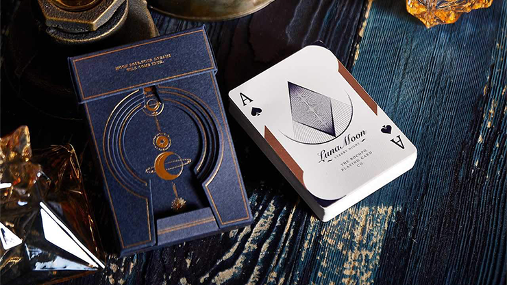 PlayingCardDecks.com-Luna Moon Deluxe 2 Deck Set (Classic & Deluxe) Playing Cards USPCC