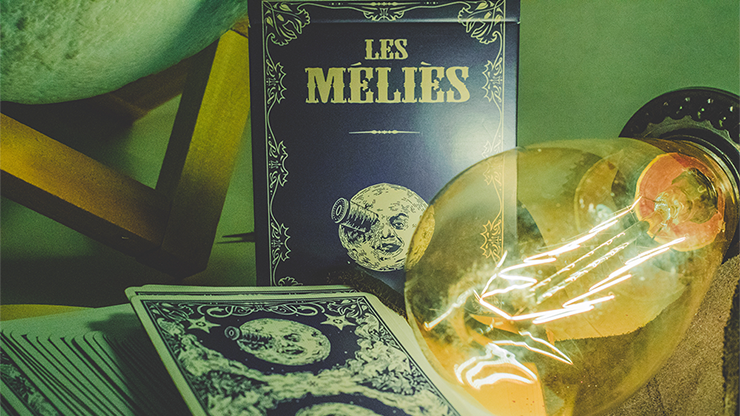 PlayingCardDecks.com-Les Melies Conquest Blue Playing Cards USPCC