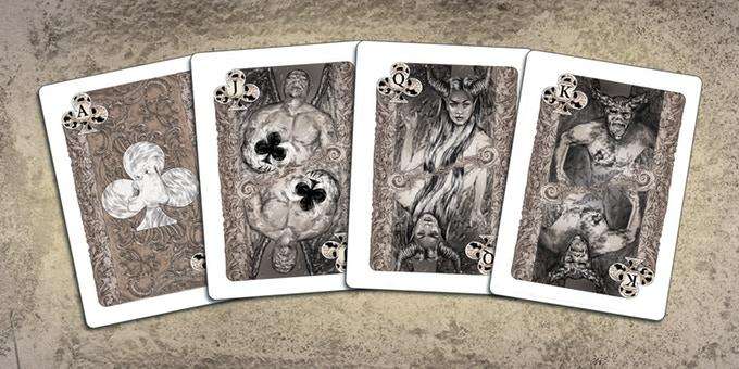 PlayingCardDecks.com-Fall of Angels Standard Playing Cards NPCC