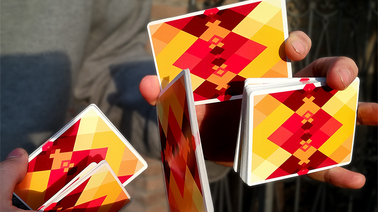 PlayingCardDecks.com-Diamon No 5 Winter Warmth Playing Cards USPCC