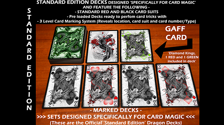 PlayingCardDecks.com-Green Dragon Playing Cards MPC