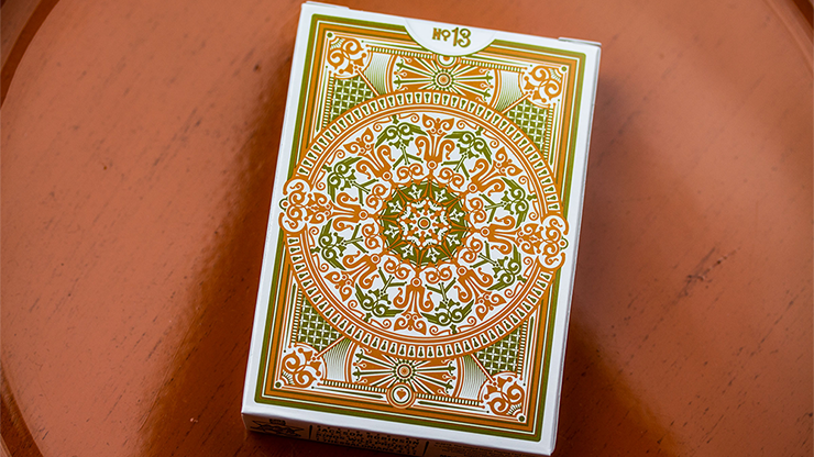 PlayingCardDecks.com-Olive Tally-Ho Playing Cards