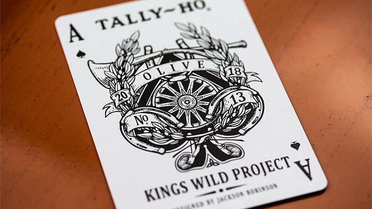 PlayingCardDecks.com-Olive Tally-Ho Playing Cards