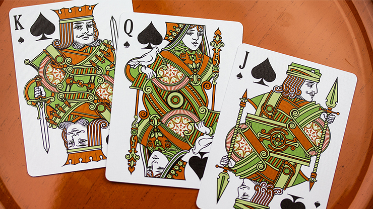 PlayingCardDecks.com-Olive Tally-Ho Playing Cards