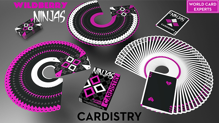 PlayingCardDecks.com-Cardistry Ninjas Wildberry Playing Cards USPCC