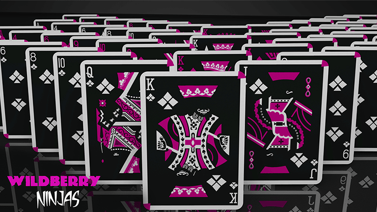 PlayingCardDecks.com-Cardistry Ninjas Wildberry Playing Cards USPCC
