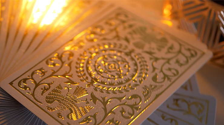 PlayingCardDecks.com-Regalia White Gold Luxury Playing Cards Cartamundi