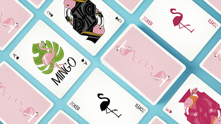 PlayingCardDecks.com-Mingo Flamingo Playing Cards TCC