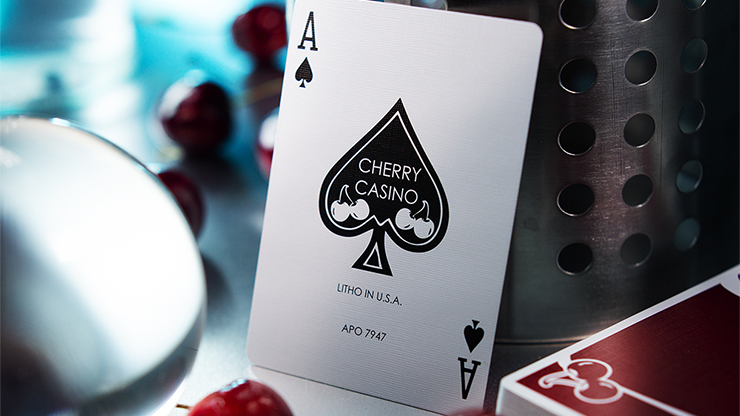 PlayingCardDecks.com-Cherry Casino Reno Red Playing Cards USPCC