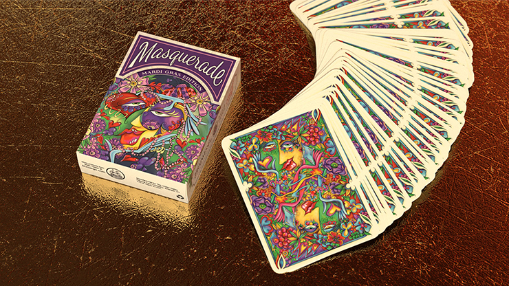 PlayingCardDecks.com-Masquerade Mardi Gras Edition Playing Cards USPCC