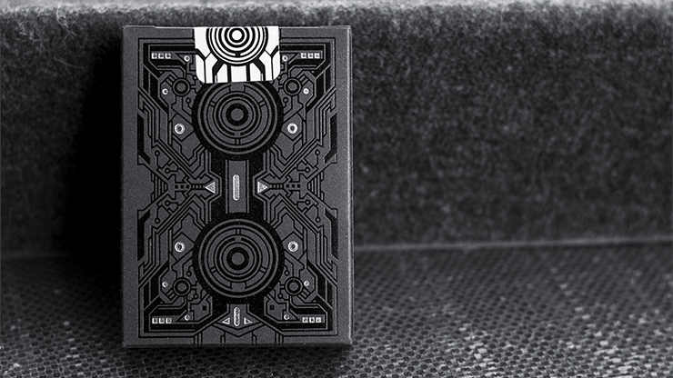 PlayingCardDecks.com-Grid Blackout UV Ink Bicycle Playing Cards