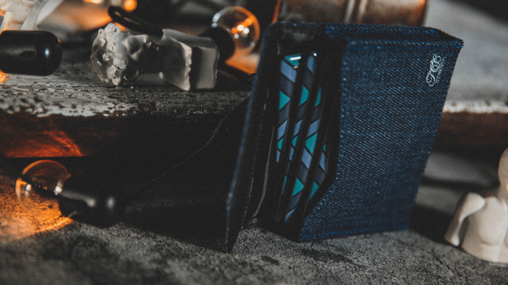 PlayingCardDecks.com-Denim Jean Bag Playing Card Deck Holder