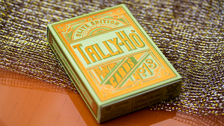 PlayingCardDecks.com-Olive Tally-Ho Limited Edition Playing Cards