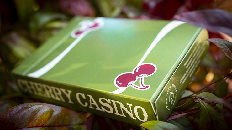 PlayingCardDecks.com-Cherry Casino Fremonts Sahara Green Playing Cards USPCC