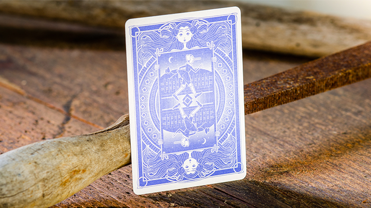 PlayingCardDecks.com-Pinocchio Sapphire Blue Playing Cards USPCC