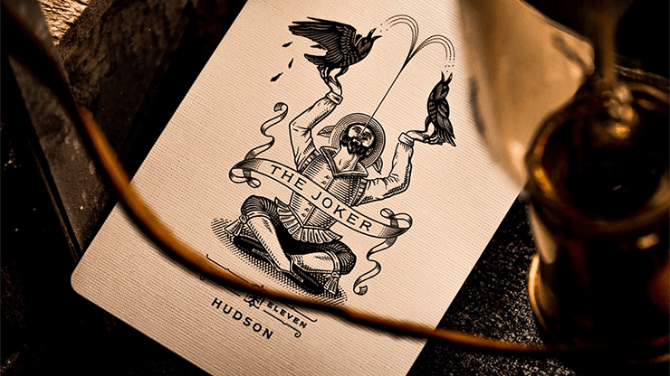 PlayingCardDecks.com-Hudson Black Playing Cards USPCC