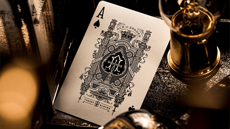 PlayingCardDecks.com-Hudson Black Playing Cards USPCC