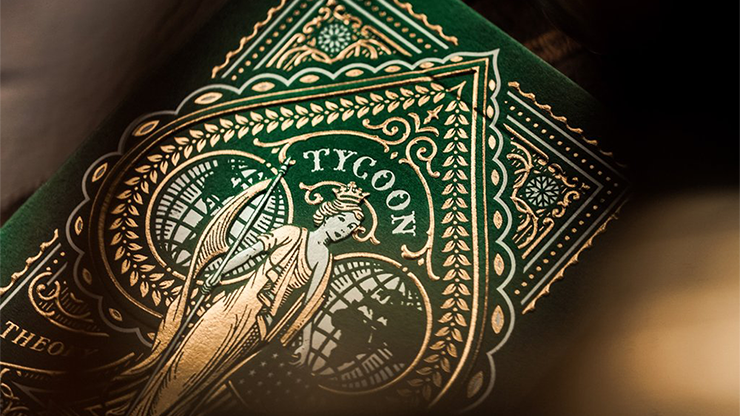 PlayingCardDecks.com-Tycoon Green Playing Cards USPCC