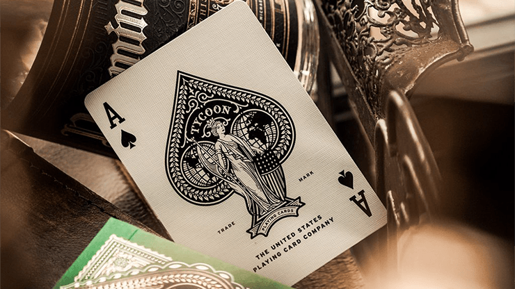 PlayingCardDecks.com-Tycoon Green Playing Cards USPCC
