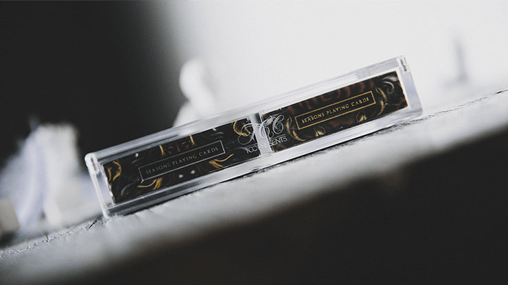 PlayingCardDecks.com-Crystal Playing Card Display 2 Deck Case