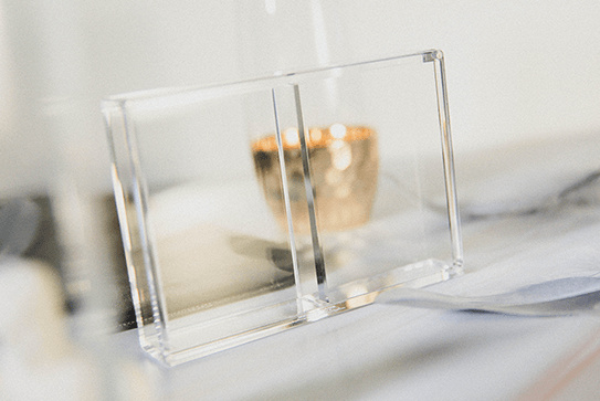 PlayingCardDecks.com-Crystal Playing Card Display 2 Deck Case