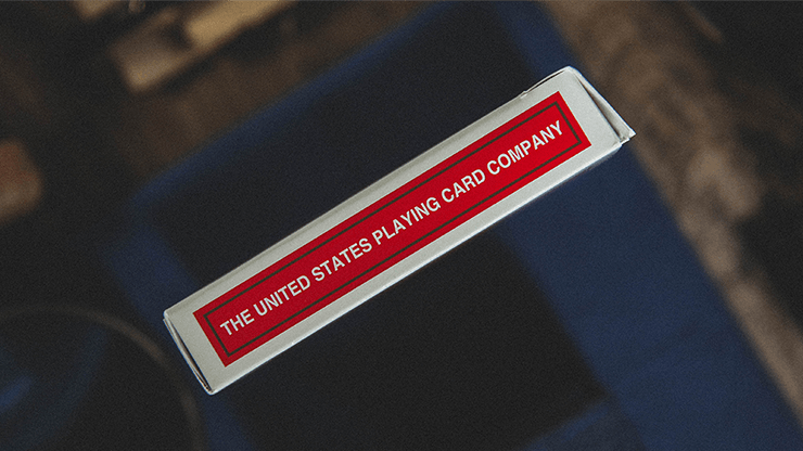 PlayingCardDecks.com-Pure Mark Red Mandolin Back Bicycle Playing Cards