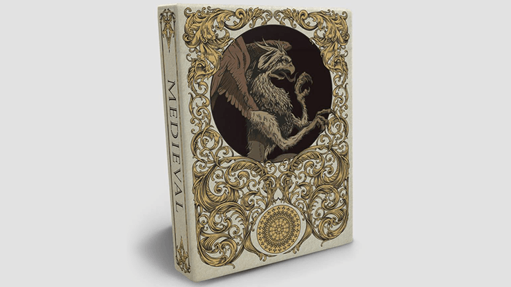 PlayingCardDecks.com-Medieval Gold Playing Cards WJPC