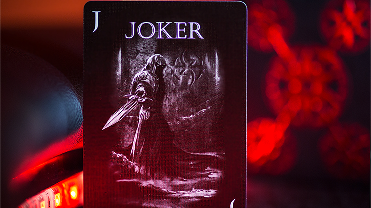 PlayingCardDecks.com-Blades Blood Moon Playing Cards USPCC