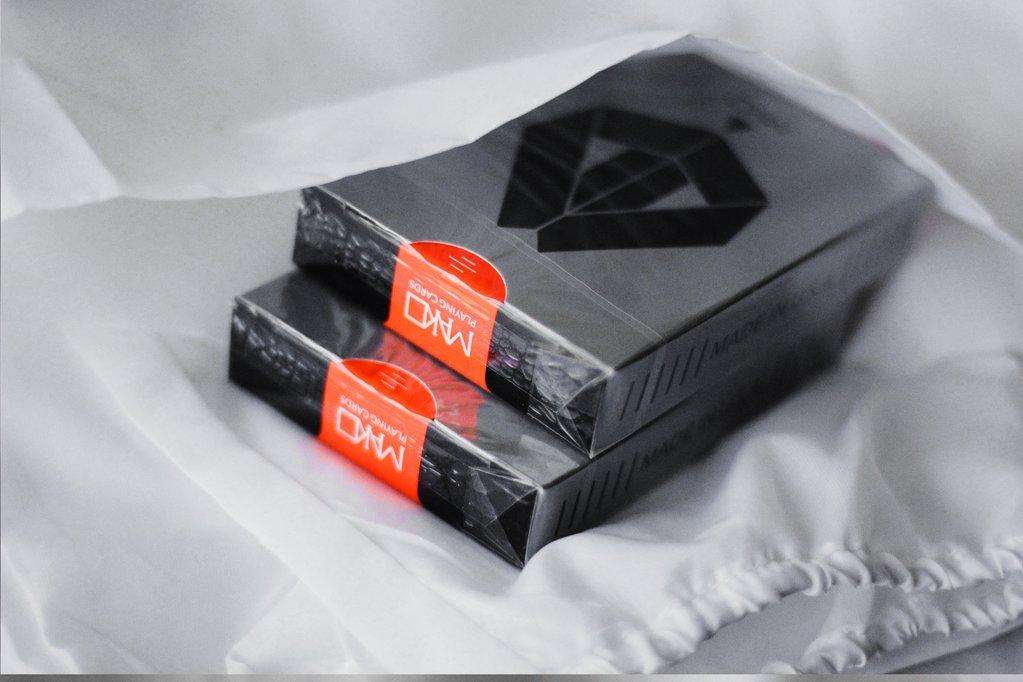 PlayingCardDecks.com-Mako Black Playing Cards USPCC