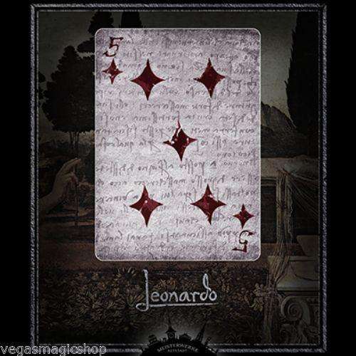 PlayingCardDecks.com-Leonardo Silver v1 Playing Cards LPCC