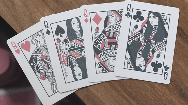 PlayingCardDecks.com-Black Roses Altrosa Playing Cards USPCC