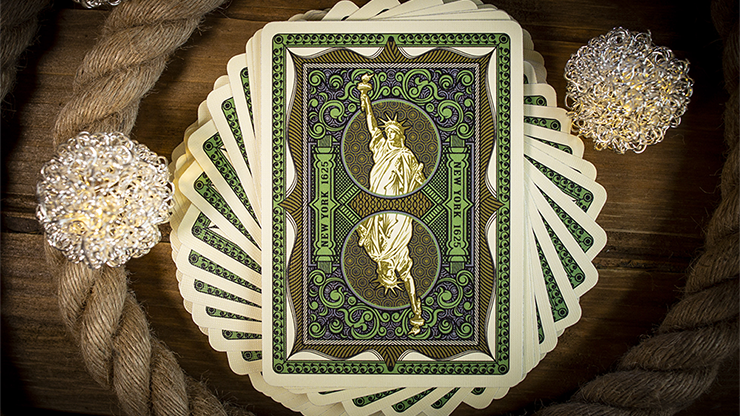 PlayingCardDecks.com-City Skylines New York Bicycle Playing Cards