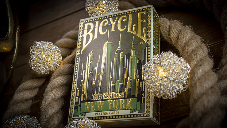 PlayingCardDecks.com-City Skylines New York Bicycle Playing Cards