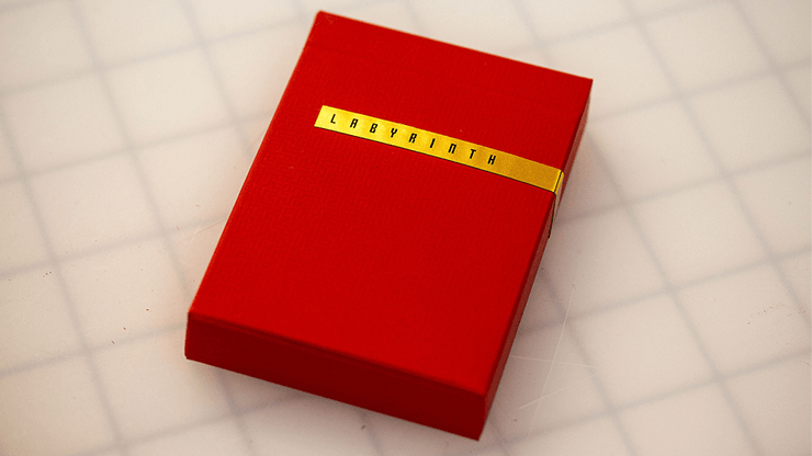 PlayingCardDecks.com-Labyrinth Red Playing Cards