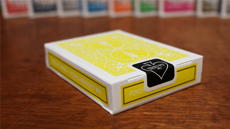 PlayingCardDecks.com-Yellow Rider Back Bicycle Playing Cards