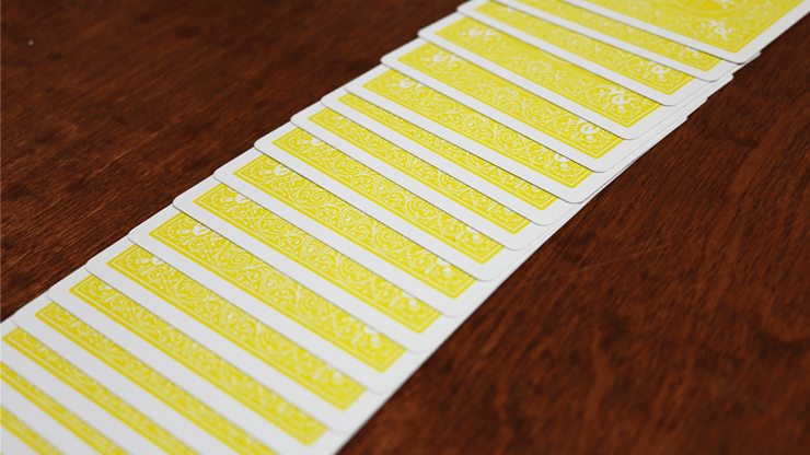 PlayingCardDecks.com-Yellow Rider Back Bicycle Playing Cards