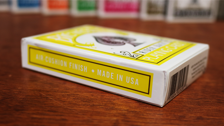 PlayingCardDecks.com-Yellow Rider Back Bicycle Playing Cards