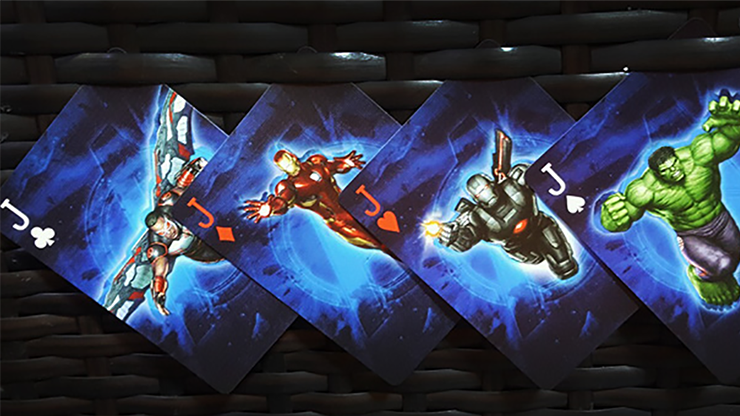 PlayingCardDecks.com-Avengers Iron Man Playing Cards JLCC
