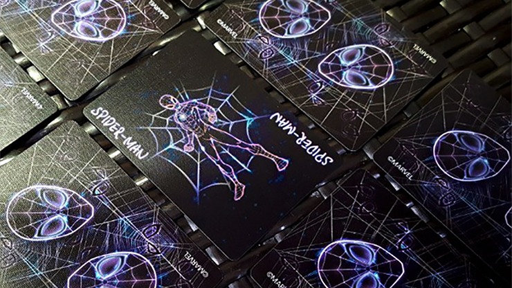PlayingCardDecks.com-Spider-Man Neon Playing Cards JLCC
