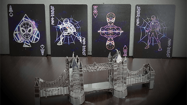 PlayingCardDecks.com-Spider-Man Neon Playing Cards JLCC